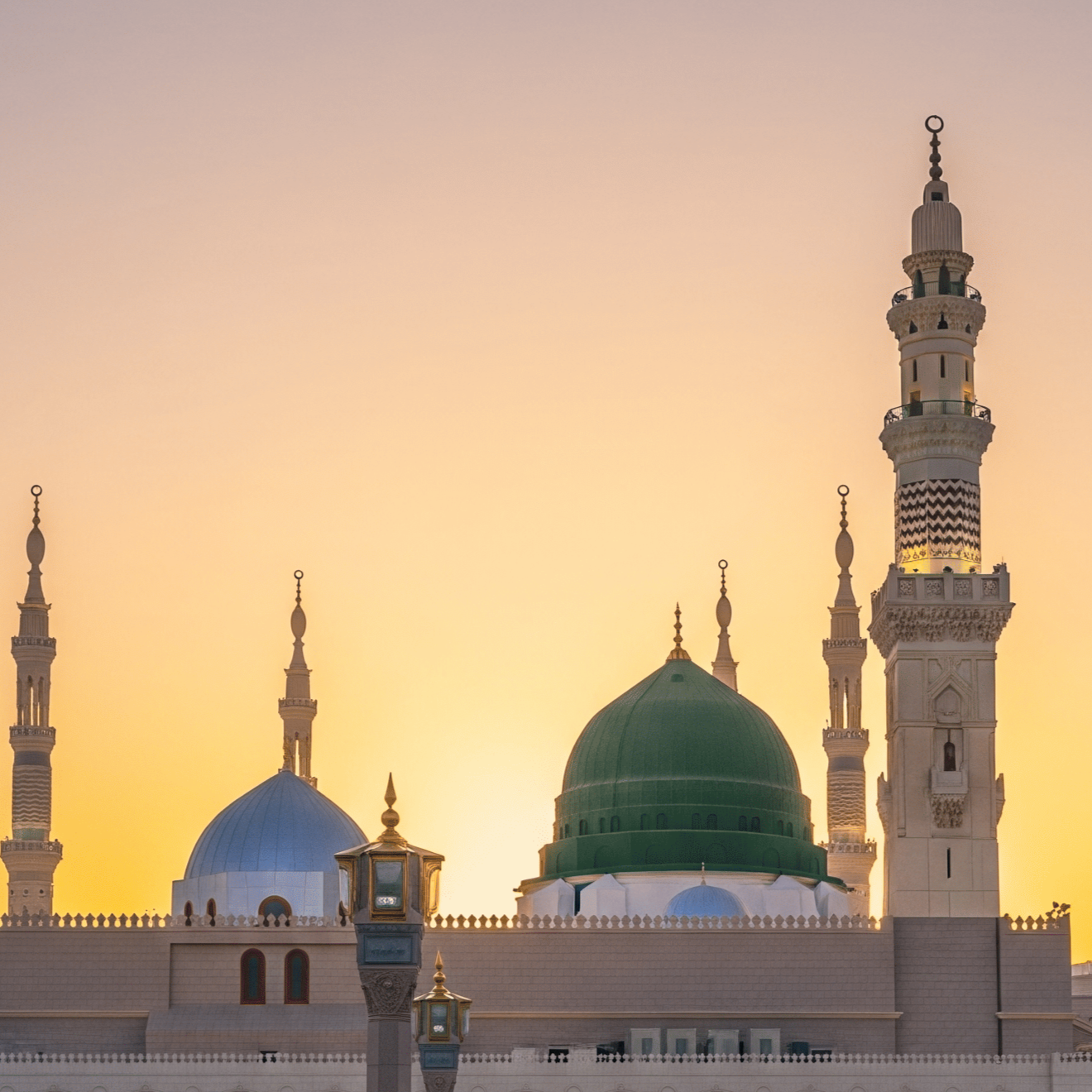 A group of pilgrims performing Umrah in Makkah.